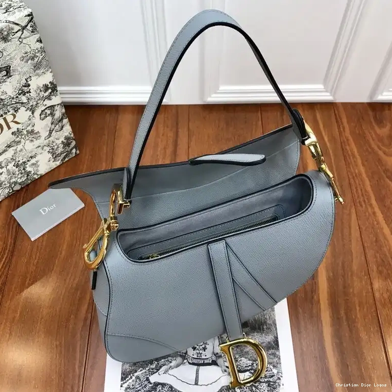 Cheap Blue Grained Calfskin Bag Sky Saddle Dior 0510 Luxury